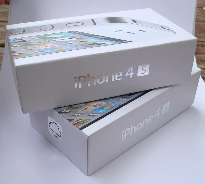 Евро Коробка Apple Айфон Iphone 4GS 4S - Белая - Черная 16GB 32GB 64GB