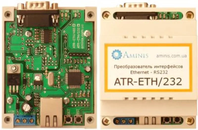 Переходники Ethernet-RS232/RS485