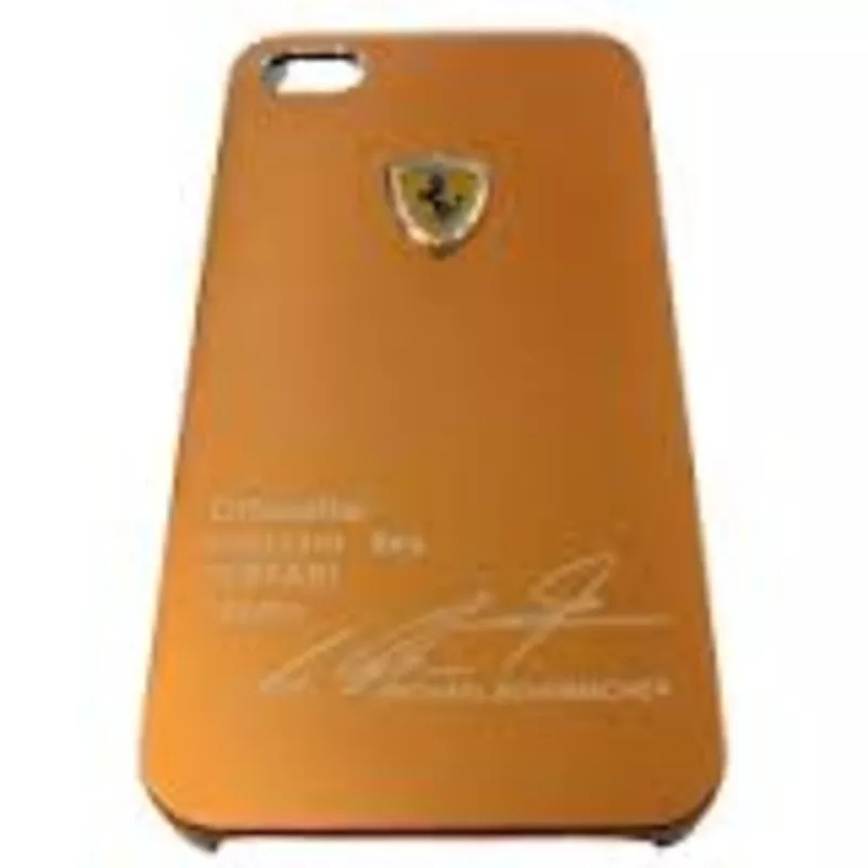 Чехол накладка Ferrari Ultra Thin Metal Case Iphone 5 и 4/4s 4