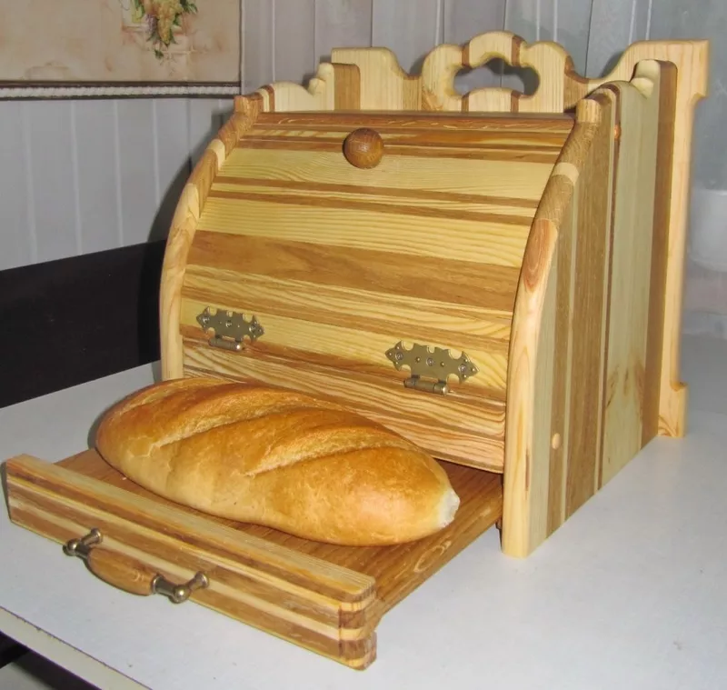 Хлебница,  деревянная хлебница,  подарок для любимого человека  5