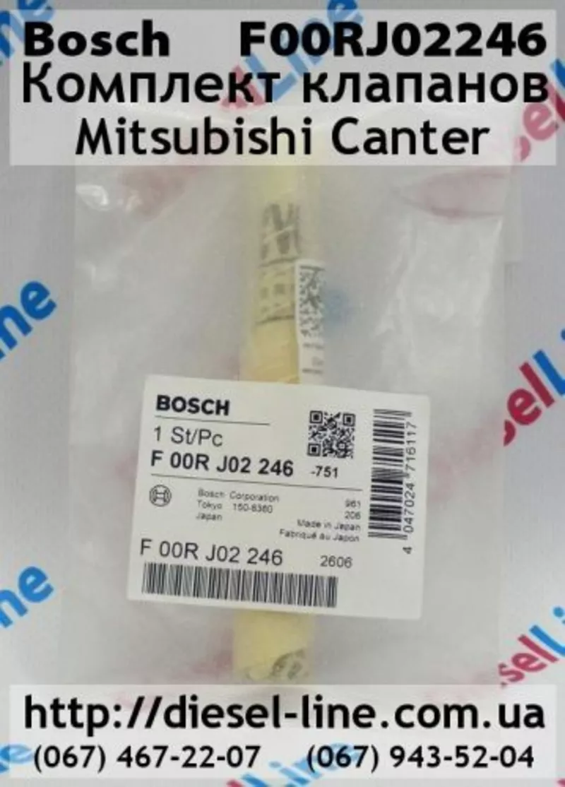 F00RJ02246 Комплект клапанов Mitsubishi Canter