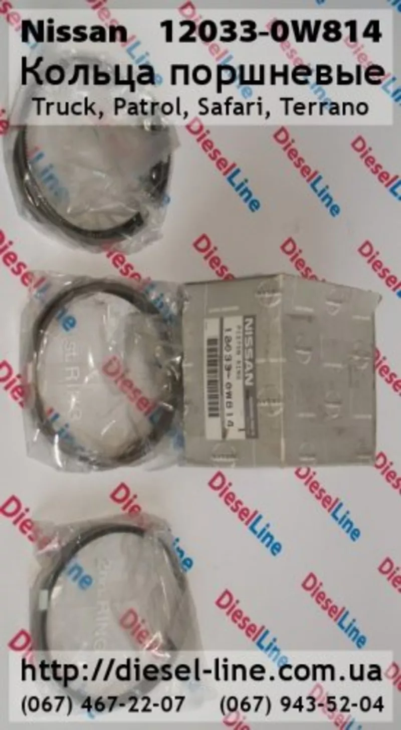 12033-0W814 Nissan кольца поршневые