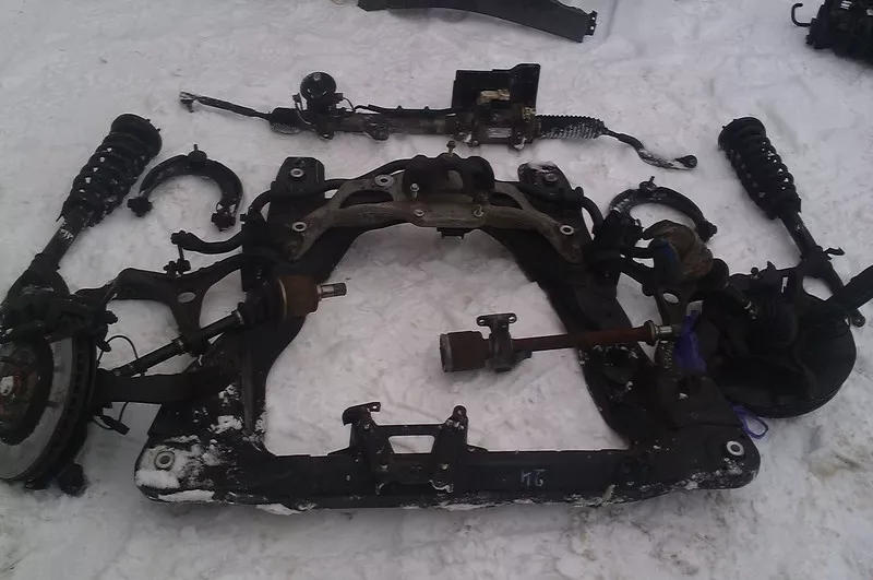 Honda accоrd 2008 запчасти б/у фара бампер и др. 3