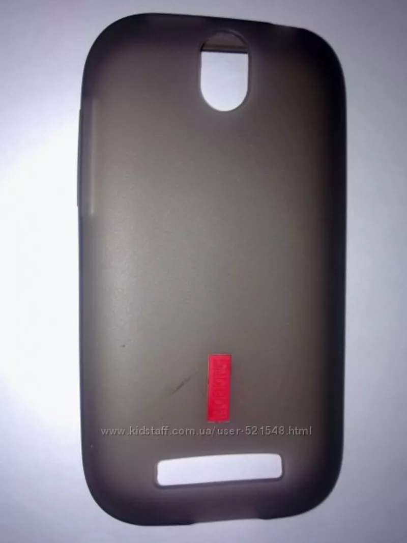 Силиконовый чехол для HTC Desire SV  Черный Белый  3