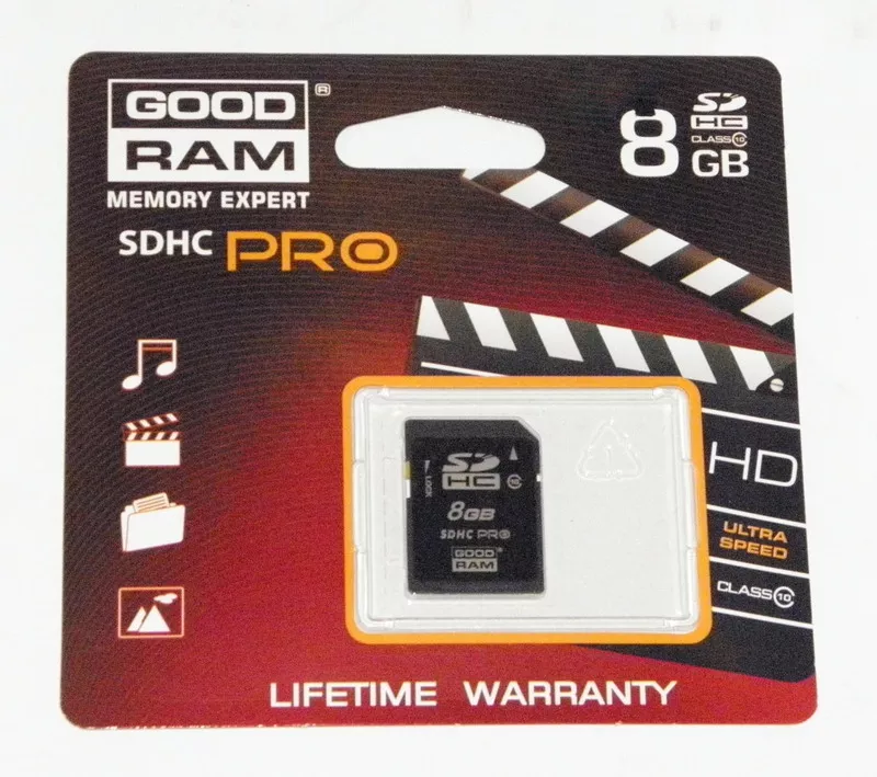 Карта памяти SDHC Good ram на 8 GB
