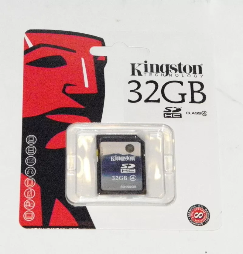 Карта памяти SDHC Kingston на 32 GB