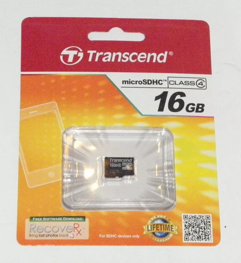Карта памяти mikroSD Transend на 16 GB 
