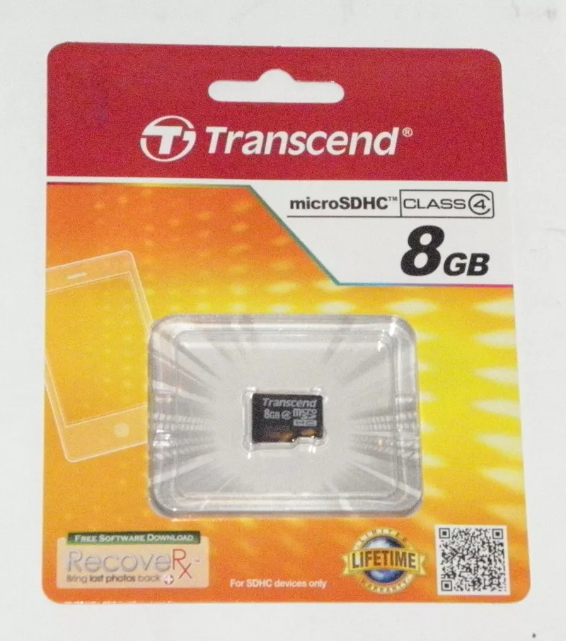 Карта памяти mikroSD Transend на 8 GB