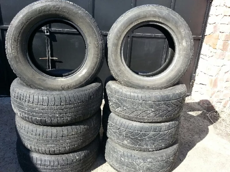 Резина 2 комплекта 285/60/18 лето Bridgestone Dueler H/T и Dueler H/P