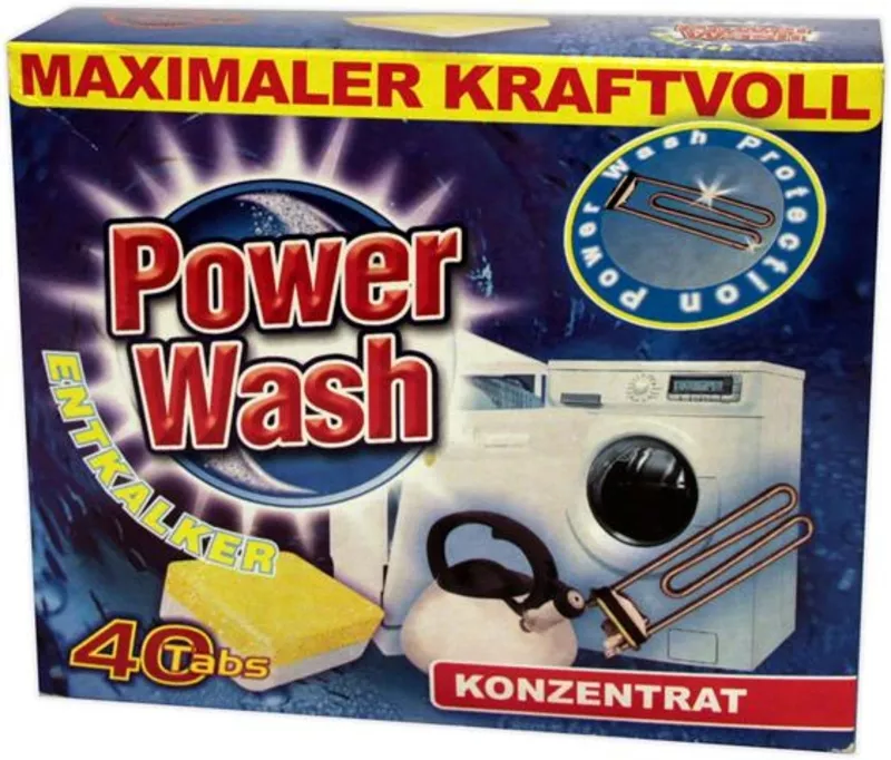 Таблетки для посудомоечных машин Power Wash,  40 штук 2