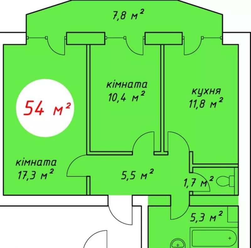 Отличная квартира в новострое,  г. Ирпень 3