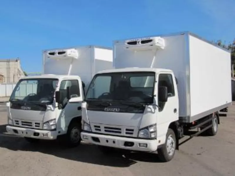 ISUZU NQR сендвич панельным фургоном