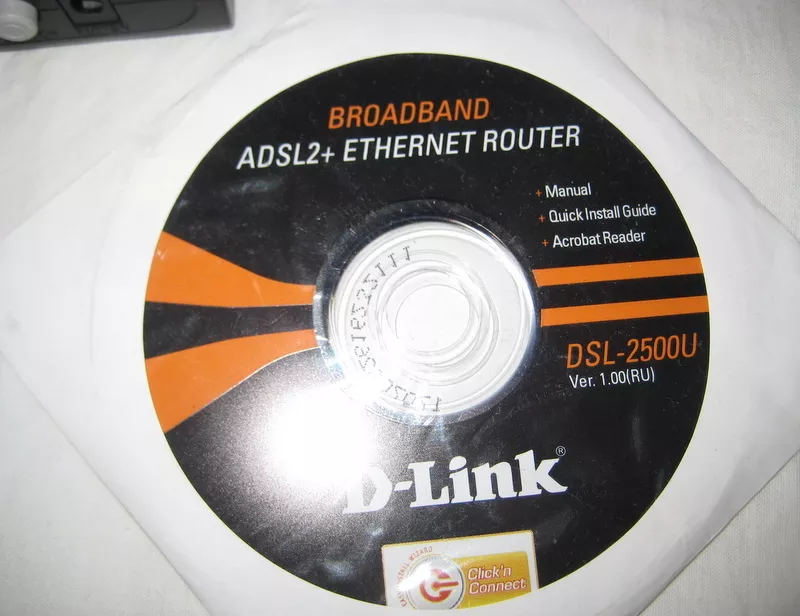 Модем-Роутер D-Link DSL-2500U 5