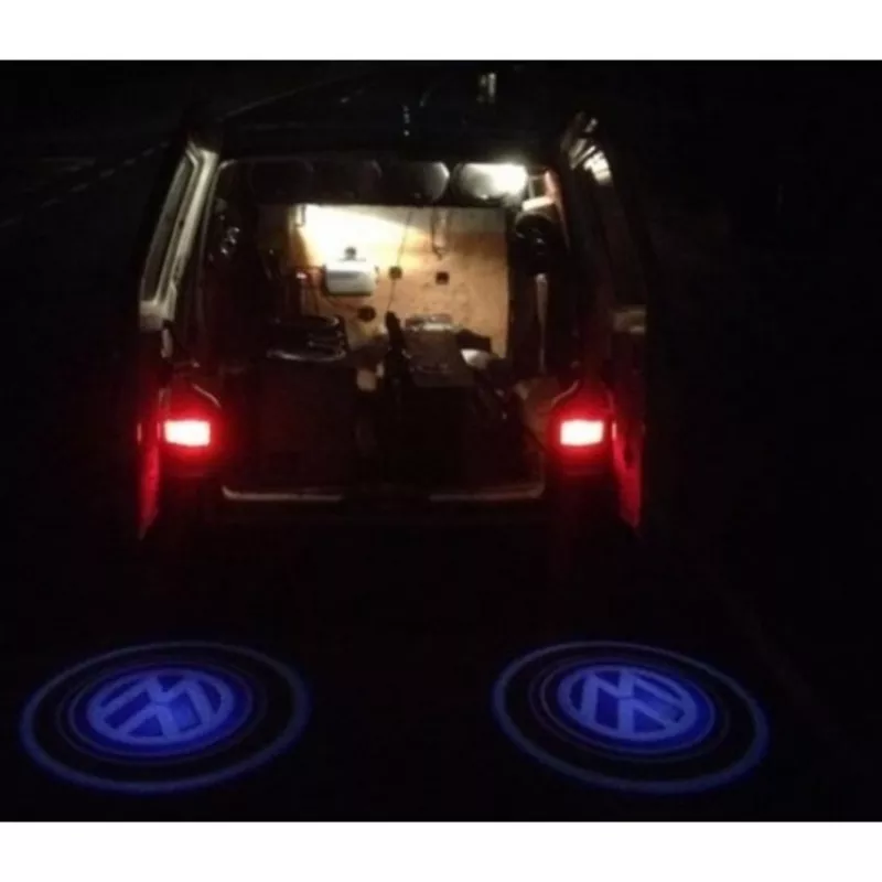 Лазерная подсветка дверей с логотипом на разные авто 3