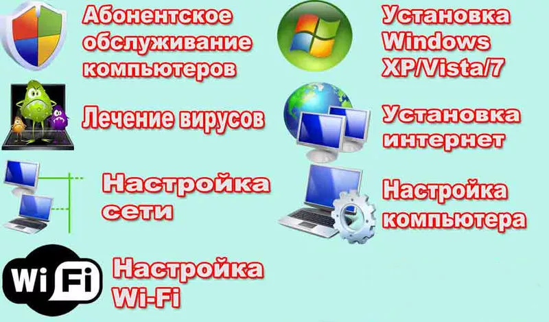 Ремонт ноутбуков и компьютеров на дому