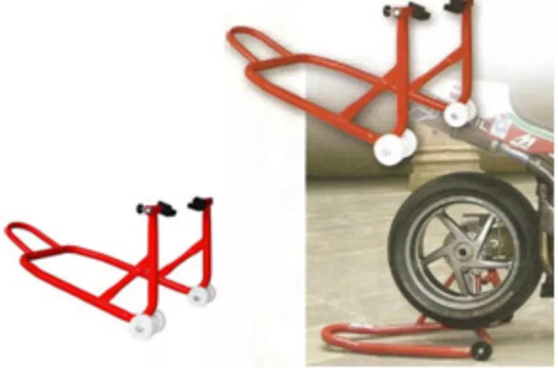 Подкаты для вывешивания заднего колеса мотоцикла
