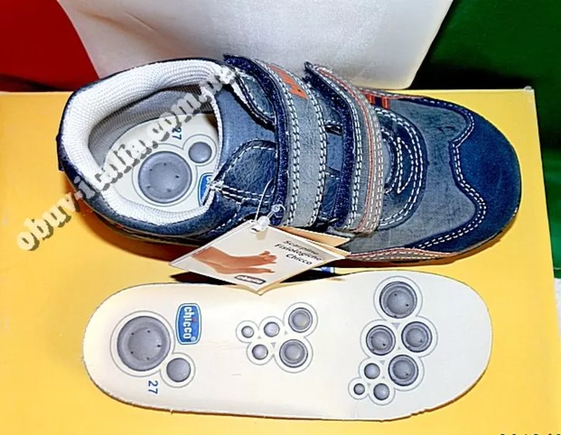 Ботинки детские кожаные фирмы CHICCO оригинал из Италии 2