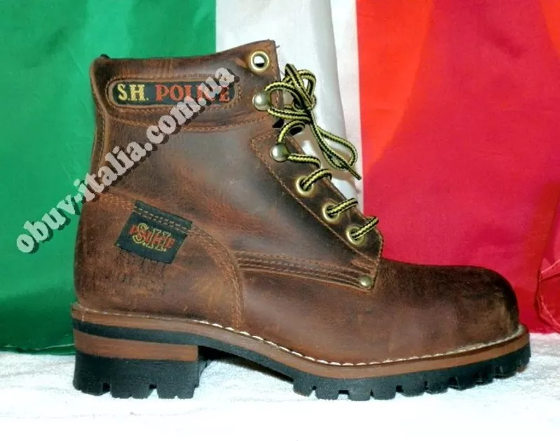 Ботинки детские кожаные Stone Police производство Италия 4