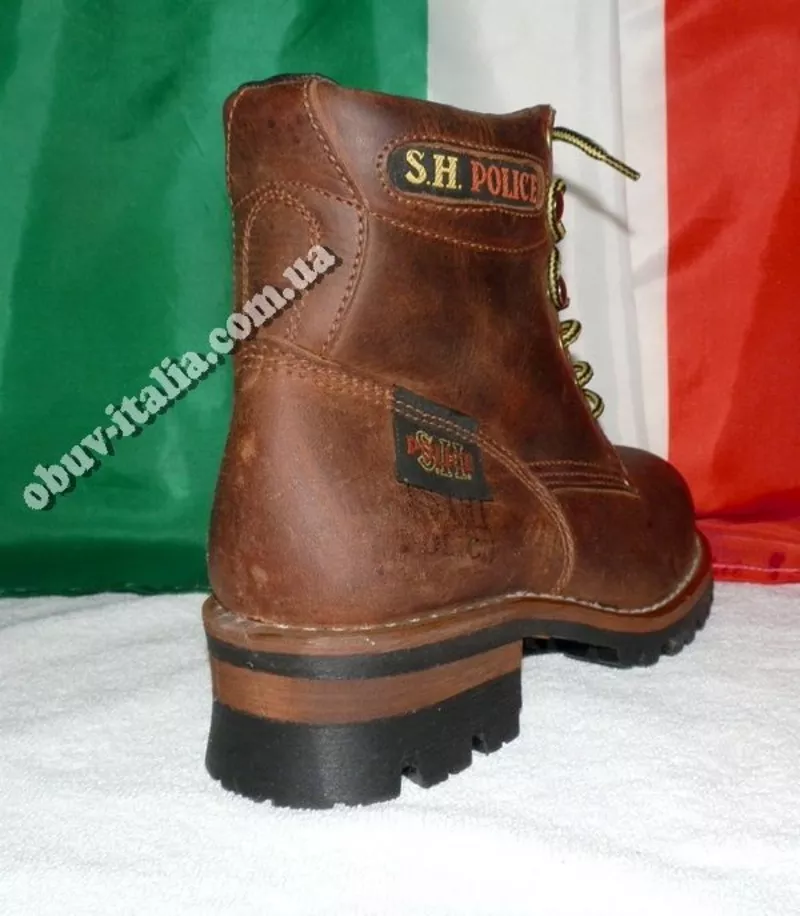 Ботинки детские кожаные Stone Police производство Италия 7