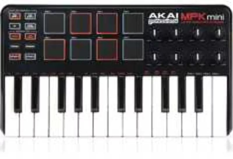 Портативная миди клавиатура Akai MPK mini