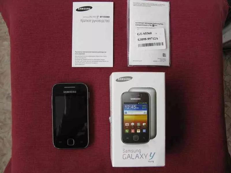 Смартфон Samsung Galaxy Y S5360 Metallic Gray бу