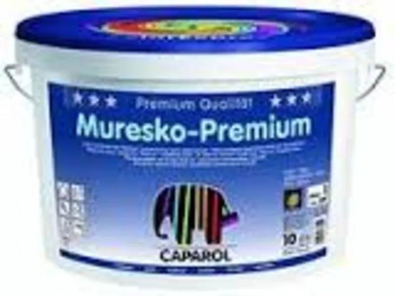 Акриловая краска на силакриловой основе Muresko-Premium 10л Base1  КАПАРОЛ