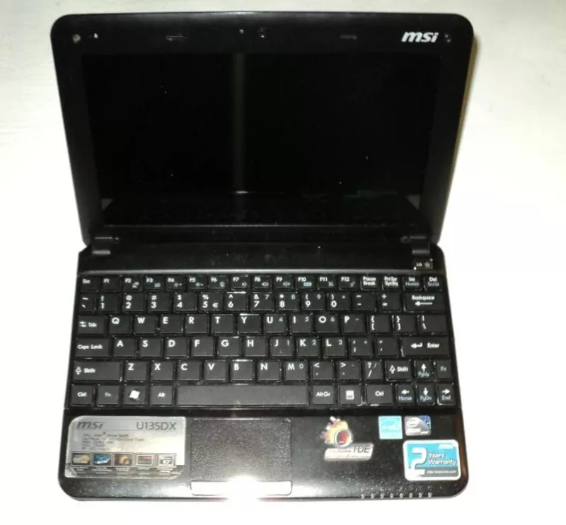  Нетбук MSI U135DX MS-N014 разборка.