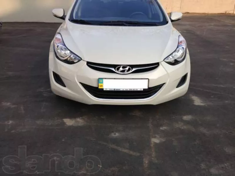  Продам передний бампер к Нyundai elantra 2013 б/у 2