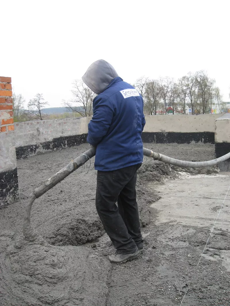 Стяжка підлоги з полістиролбетону. Утеплення покрівель. 2