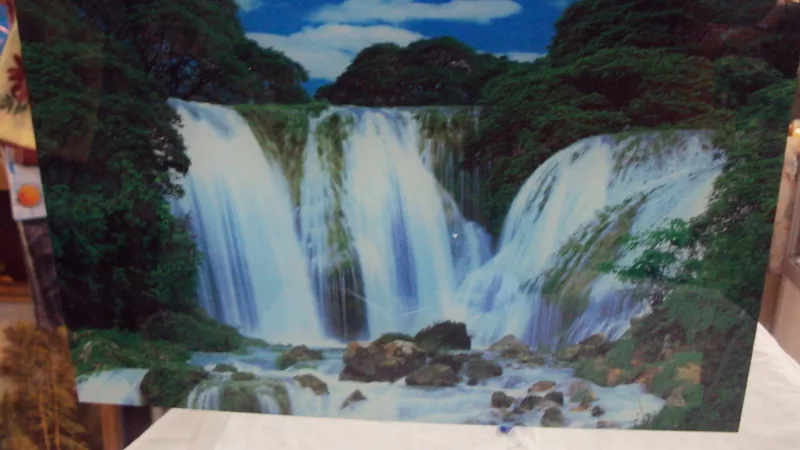 Картина водопад музыкальная с имитации движущегося водопада 2