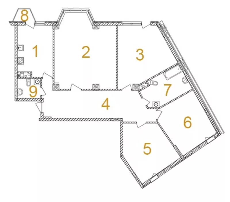 4-комнатная квартира в Киеве/ 3