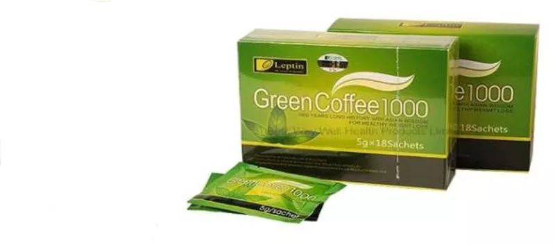 Зелёный кофе 1000.Оригинал.Двойной эффект по супер цене