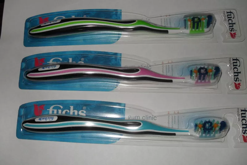 Инновационная зубная щетка fuchs Gum Clinic medium,  Германия 3