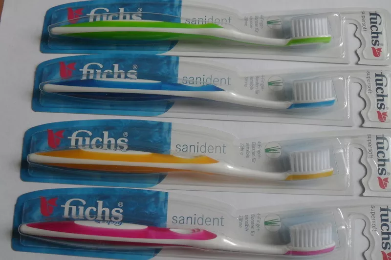 Зубные щетки fuchs Sanident supersoft,  Германия 3