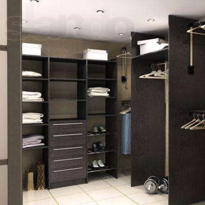 Изготовление гардеробных комнат по индивидуальным заказам 6