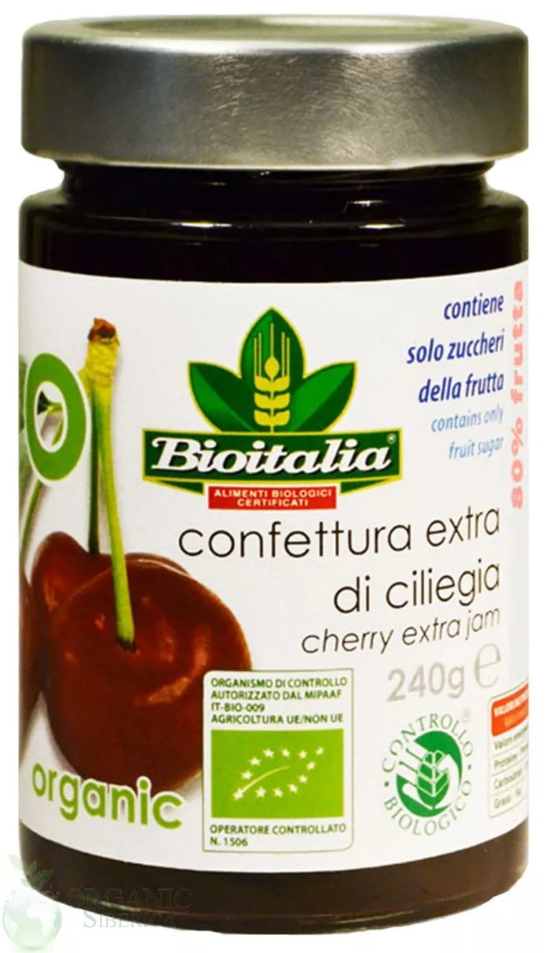 Продам Bioitalia Органический джем вишневый 240 гр
