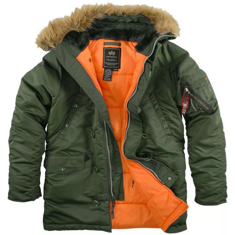 Куртки Аляска Alpha Industries N-3B Slim Fit Parka (USA) 5
