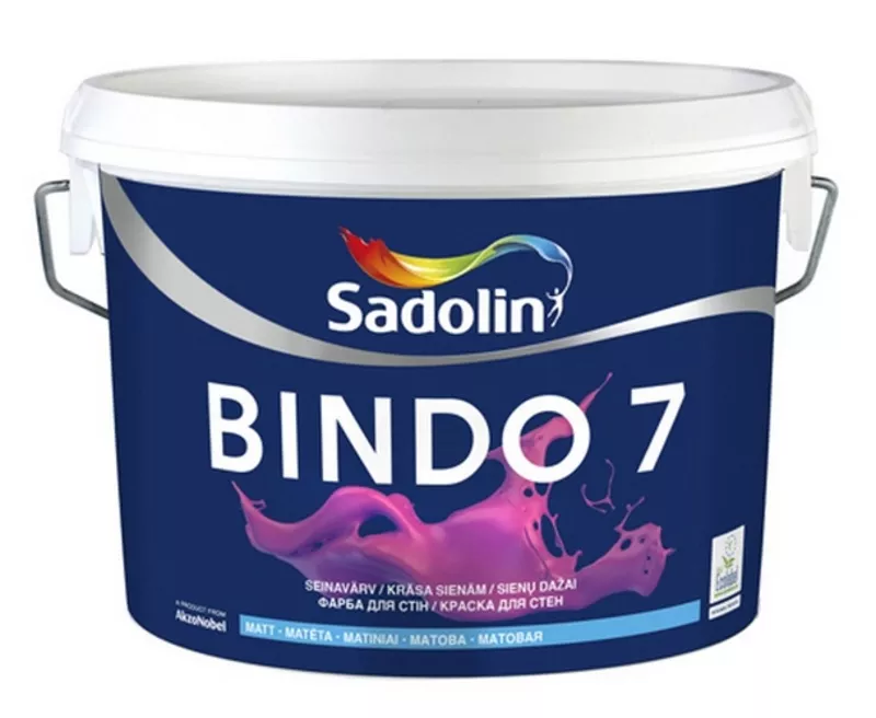 Краска для стен и потолков Sadolin Bindo 7