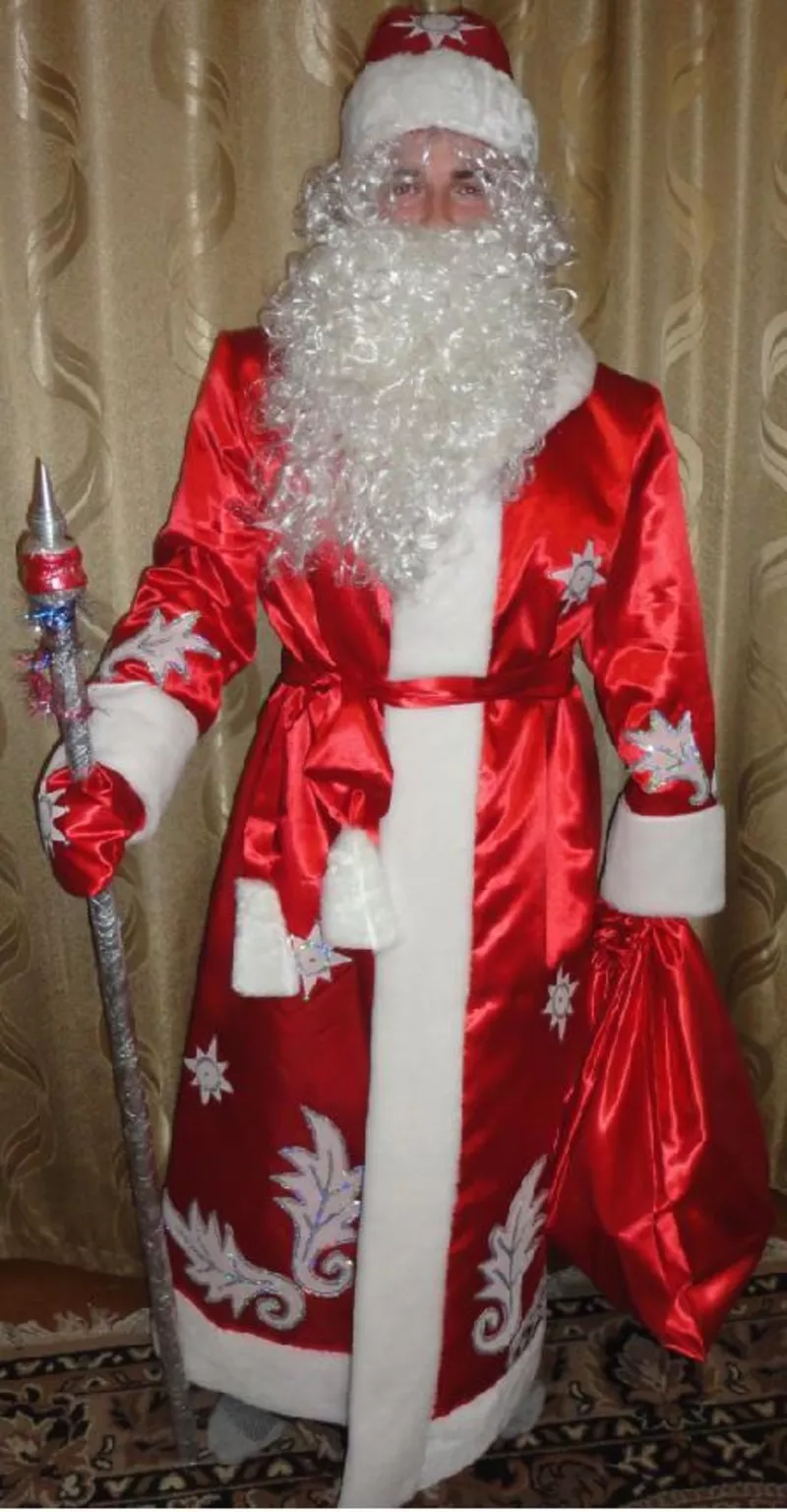 Новогодниq костюм Деда Мороза