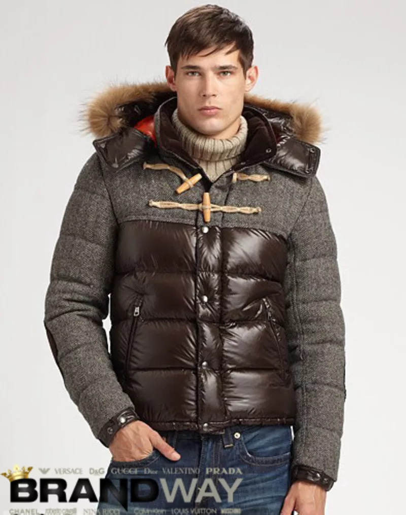 Стильный мужской пуховик Moncler Anthim