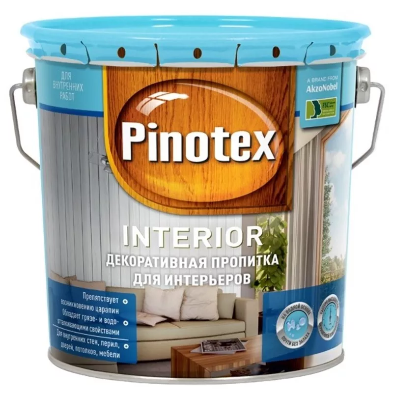 Пинотекс Pinotex Interior деревозащита