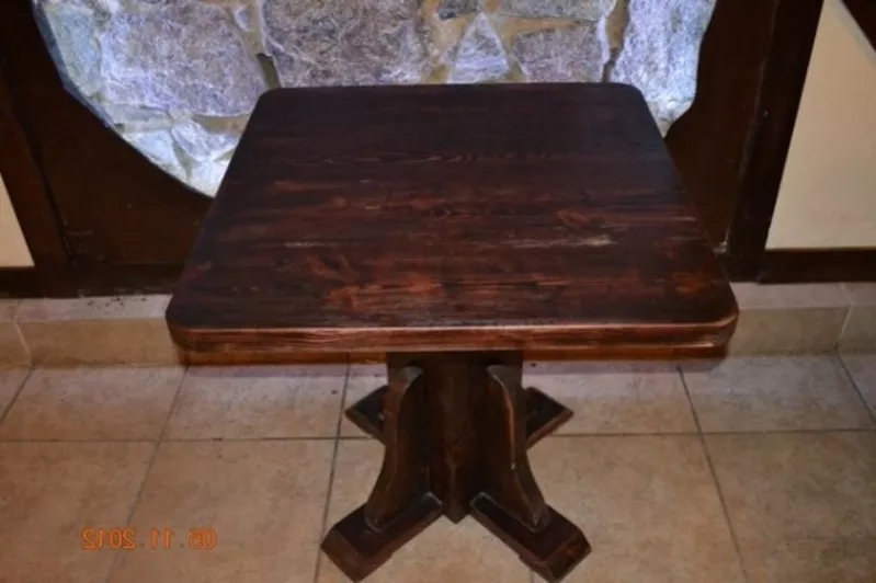 Продажа деревянных столов из натуральной сосны для бара,  паба