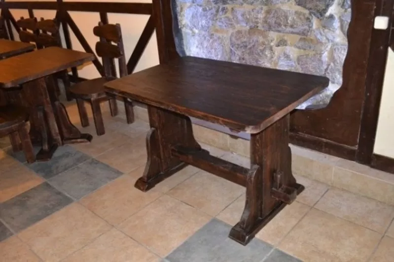 Продажа деревянных столов из натуральной сосны для бара,  паба 3