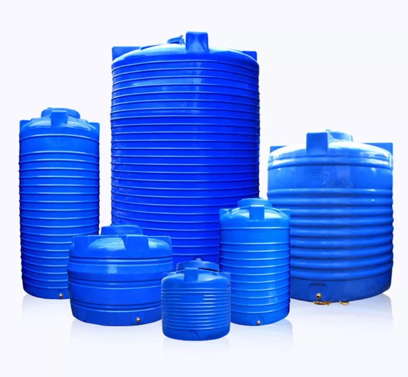 Пластиковые емкости для питьевой воды,  химикатов или топлива