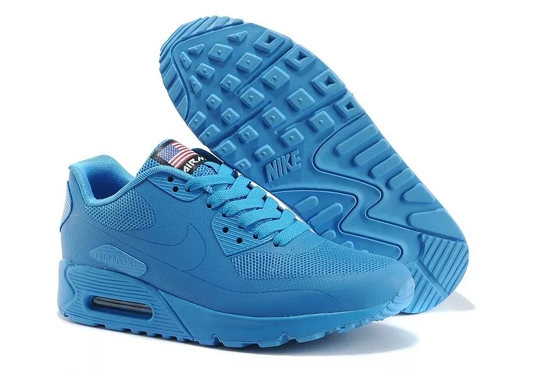 Nike Air Max 90 Hyperfuse .Голубые.В наличии.