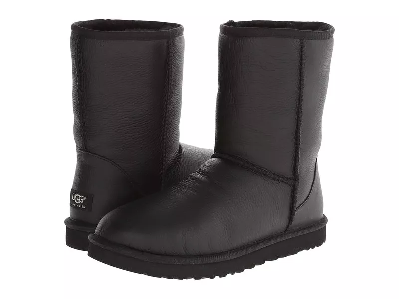  UGG Classic Short Metallic Black