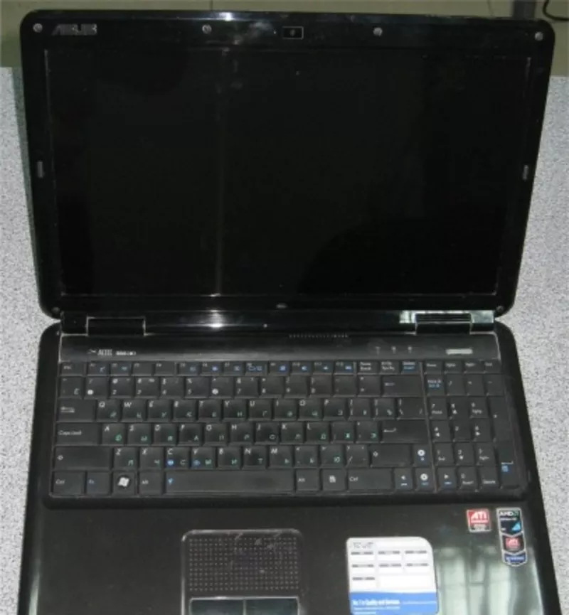 Нерабочий  ноутбук  Asus K50AB на запчасти .
