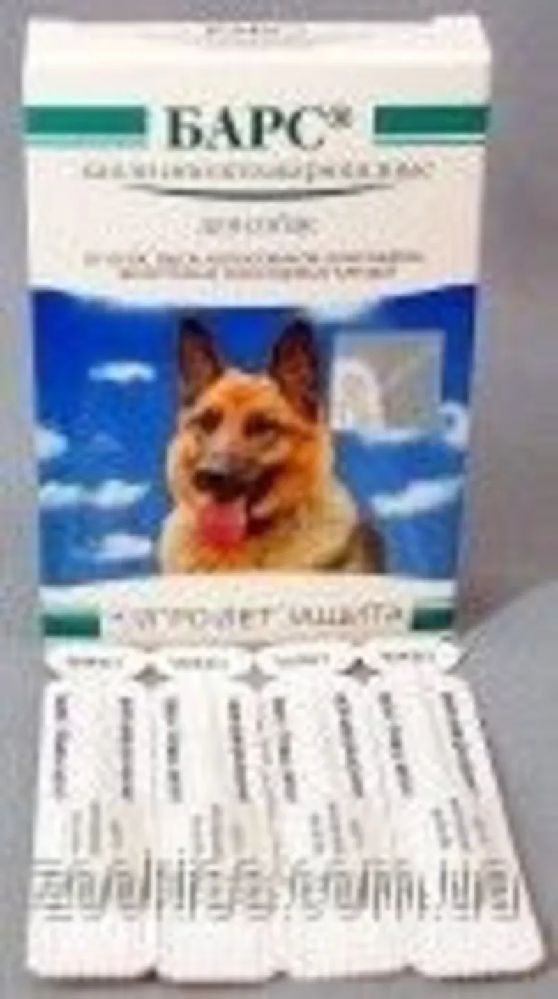 АКЦИЯ:Барс капли от блох и клещ д/ соб. (4пип.-в уп.) +Барспрей 91грн