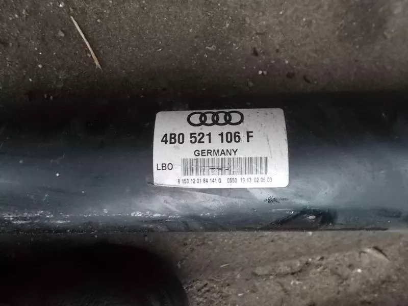 Приводной вал AUDI A6 C5 2.5TDI QUATTRO 4B0521106F 3