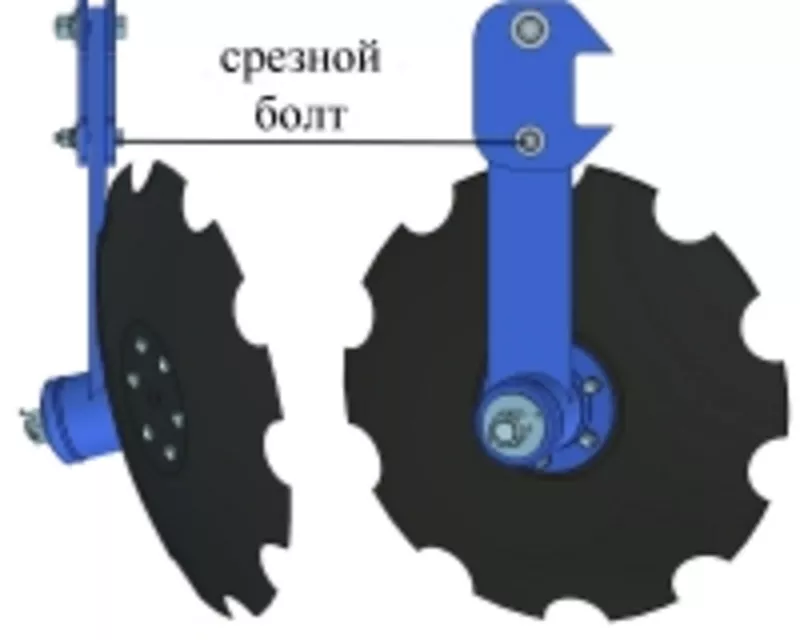 Борона дисковая легкая БНЛ-2, 8 лущильник 2, 8-БНЛ 2